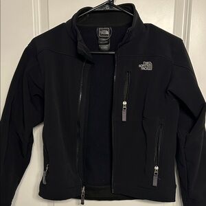 The North Face Black Softshell Jacket - Youth Small